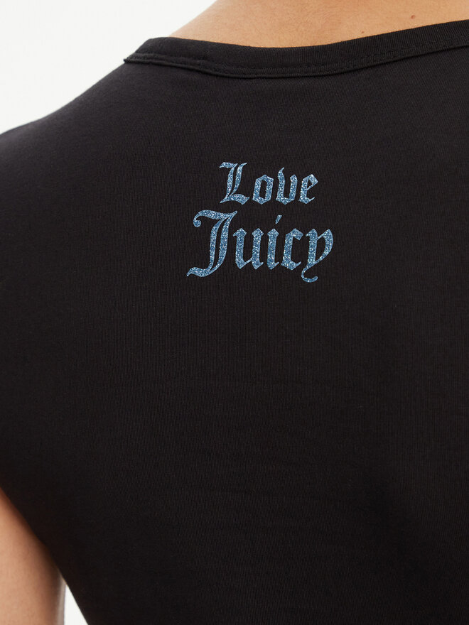 Juicy Couture Juicy Couture Camiseta Just Juicy JCGCT125040 Negro Slim Fit