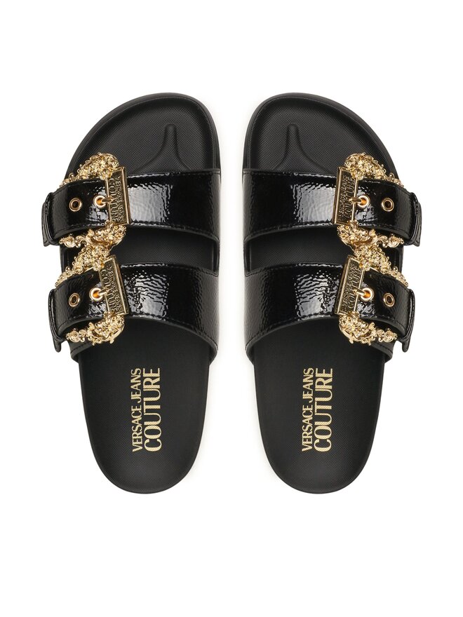 Versace Jeans Couture Pantoletten Versace Jeans Couture 74VA3SM1 ZS539 Schwarz