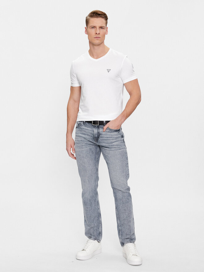 Guess Guess 2er-Set T-Shirts Caleb U97G03 KCD31 Weiß Regular Fit