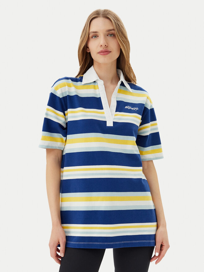 Napapijri Napapijri Poloshirt E-Ete NP0A4ILK Blau Oversize