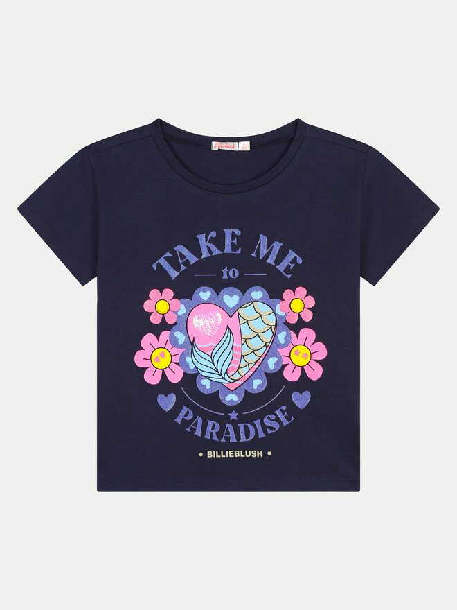 Billieblush Billieblush Camiseta U20647 Azul marino Regular Fit