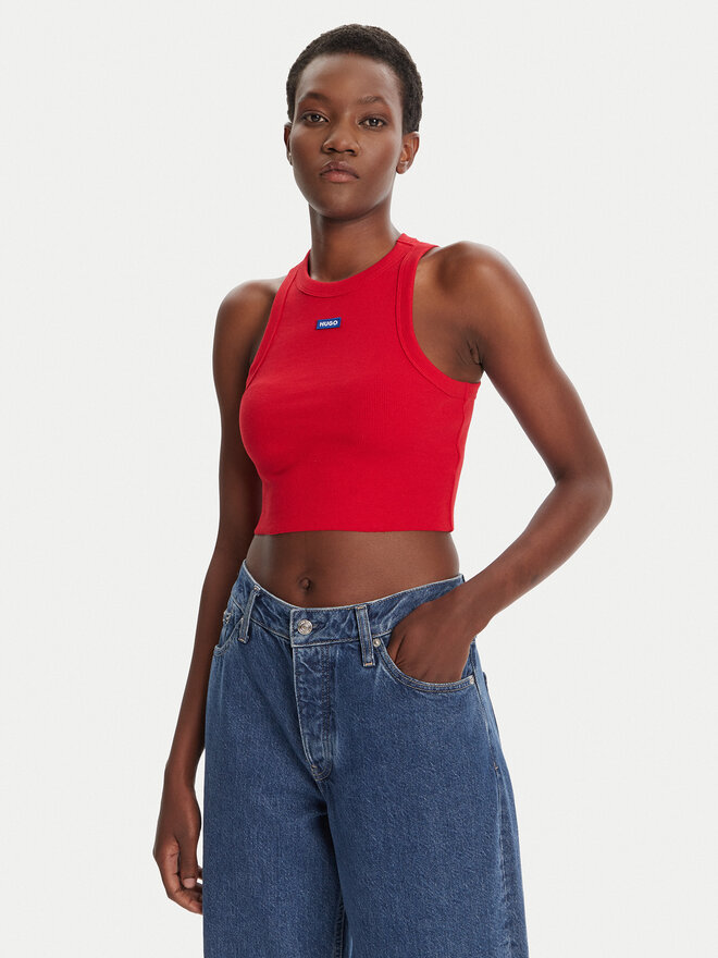 HUGO HUGO Top Baby 50511450 Guinda/burdeos Slim Fit