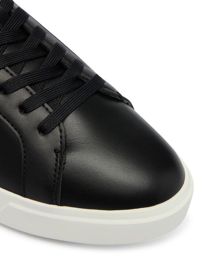 Calvin Klein Sneakers Calvin Klein Low Pro Cup Laceup Lth Moire HW0HW02845 Schwarz