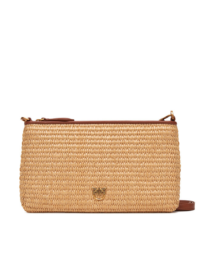 PINKO Kabelka PINKO Flat Horizontal Mini PE 25 PCPL 104277 A2CE Béžová