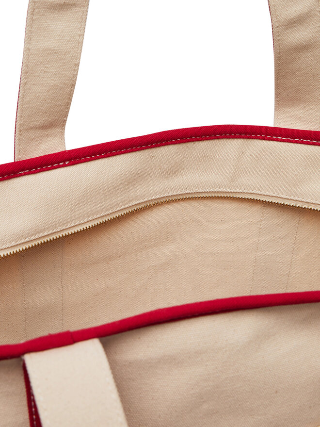 Tommy Hilfiger Τσάντα Tommy Hilfiger Th Summer Canvas Tote AW0AW17421 Μπεζ