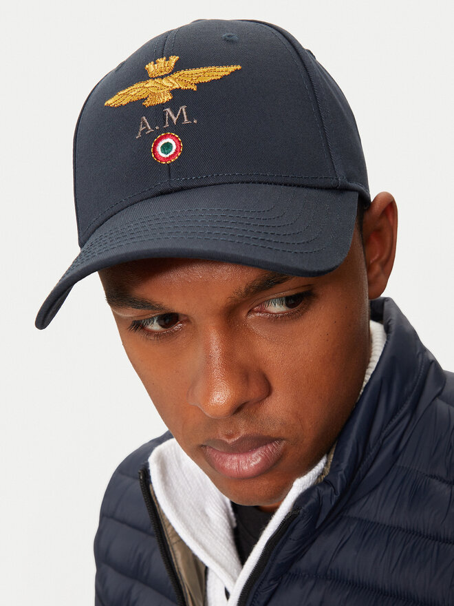 Aeronautica Militare Șapcă Aeronautica Militare 242HA1100CT2848 Bleumarin