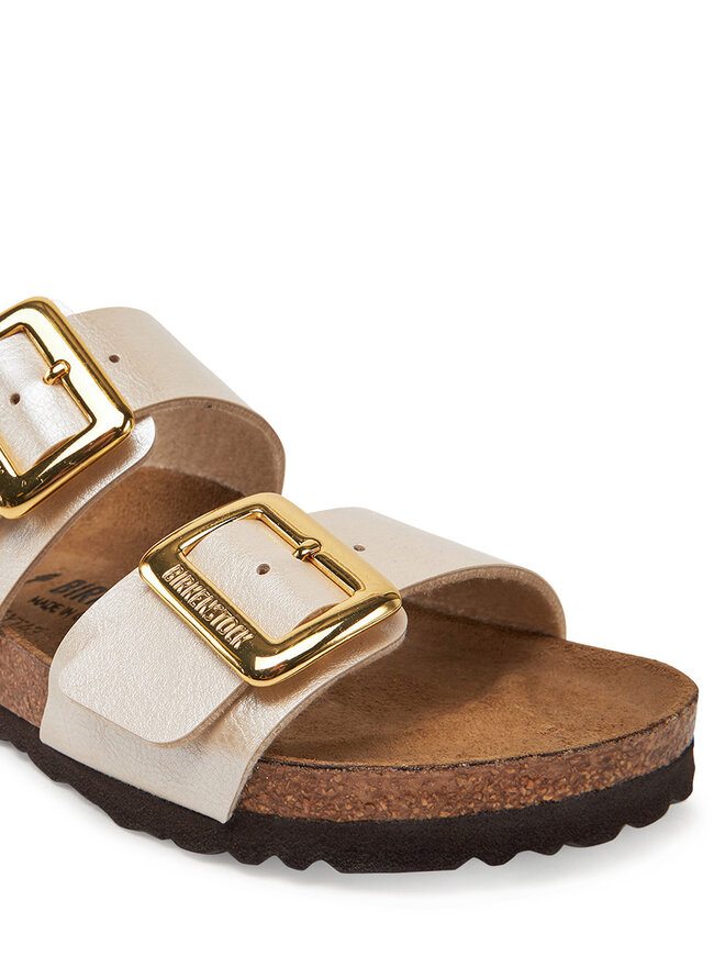 Birkenstock Nazouváky Birkenstock Sydney Cushion Buckle 1029492 Écru