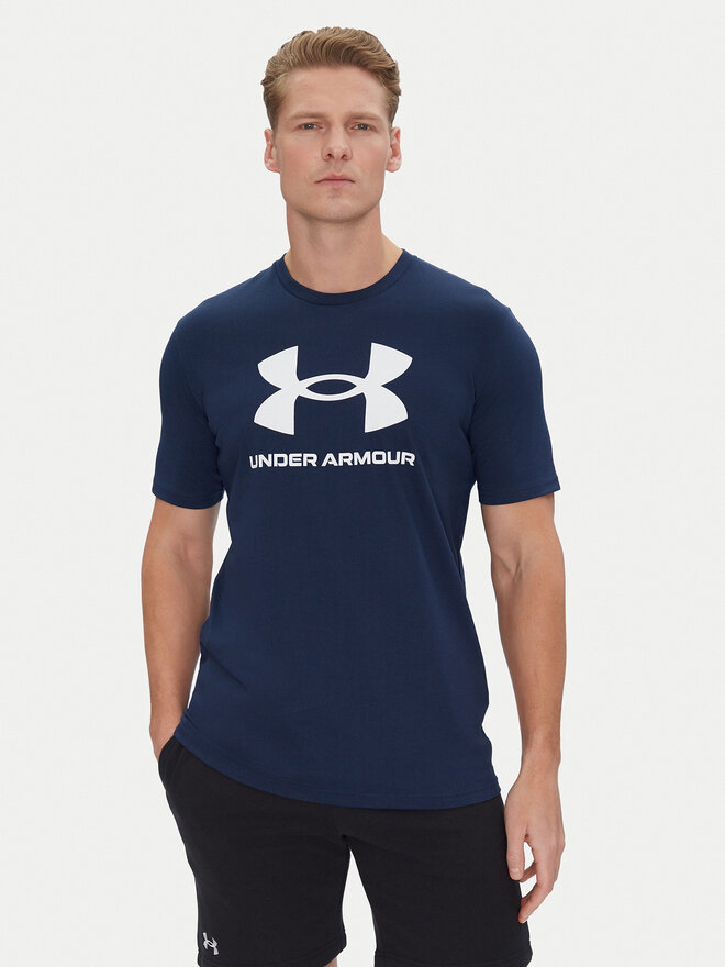 Under Armour Under Armour Marškinėliai Ua Sportstyle Logo Update Ss 1382911 Tamsiai mėlyna Loose Fit
