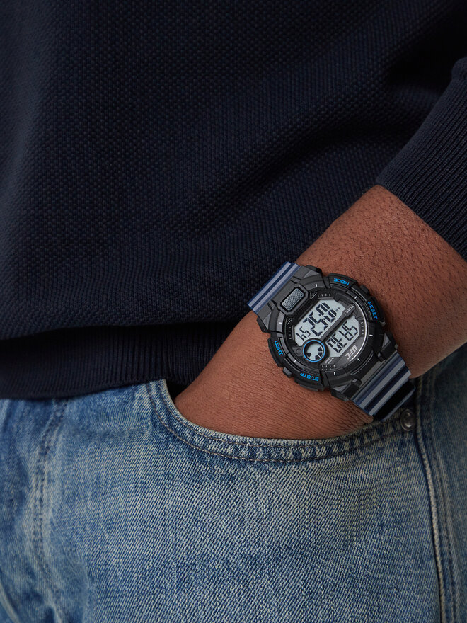 Timex Pulkstenis Timex UFC Striker TW5M53500 Melns