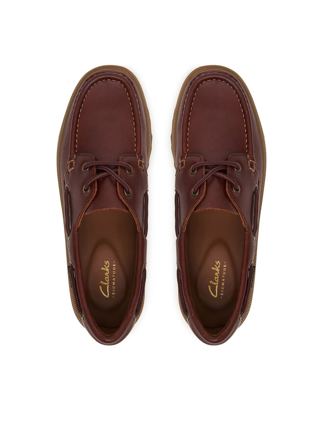 Clarks Туфлі Clarks Cleyhill Boat. 26187287 Коричневий