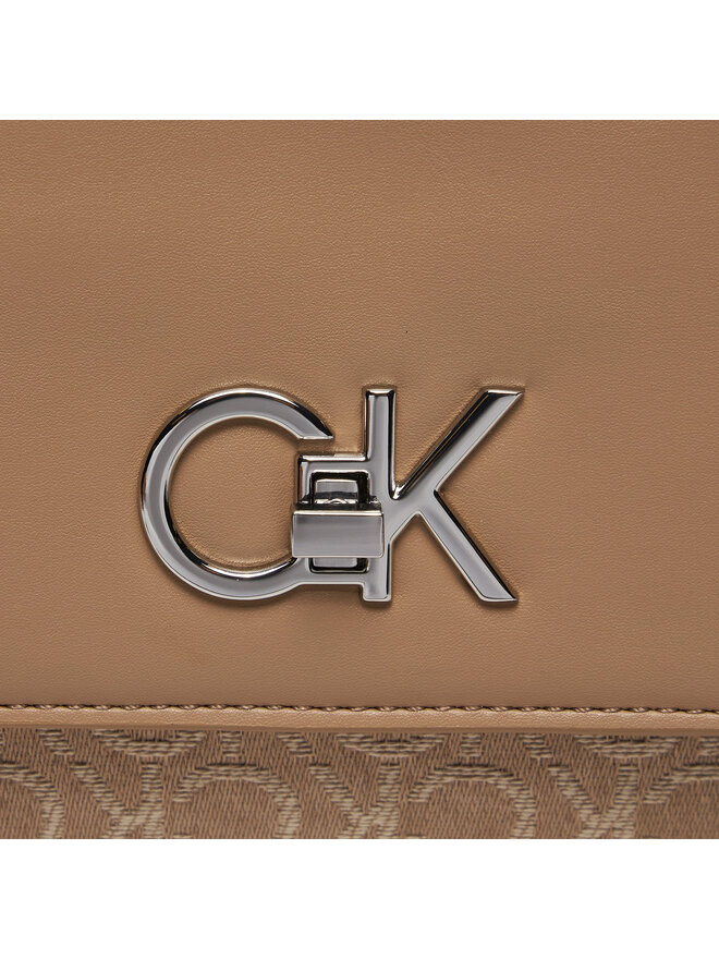 Calvin Klein Сумка Calvin Klein Re-Lock Conv Shoulder Bag_Jqc K60K612641 Бежевий
