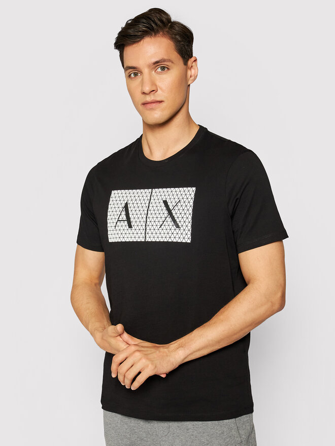 Armani Exchange Armani Exchange T-Shirt 8NZTCK Z8H4Z 1200 Schwarz Slim Fit