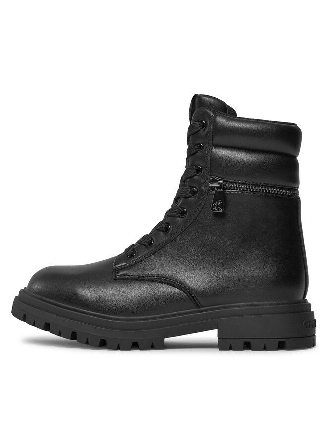 Calvin Klein Jeans Botas Calvin Klein Jeans Lace-Up Bootie V3A5-80687-1355 S Negro