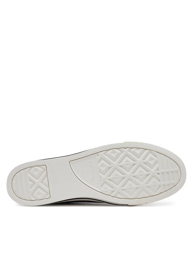 Converse Sneakers aus Stoff Converse Chuck Taylor All Star Lift Polka Dots Platform A12608C Schwarz