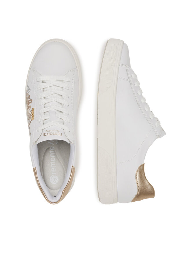 Remonte Sneakersy Remonte D2J00-81 Biela