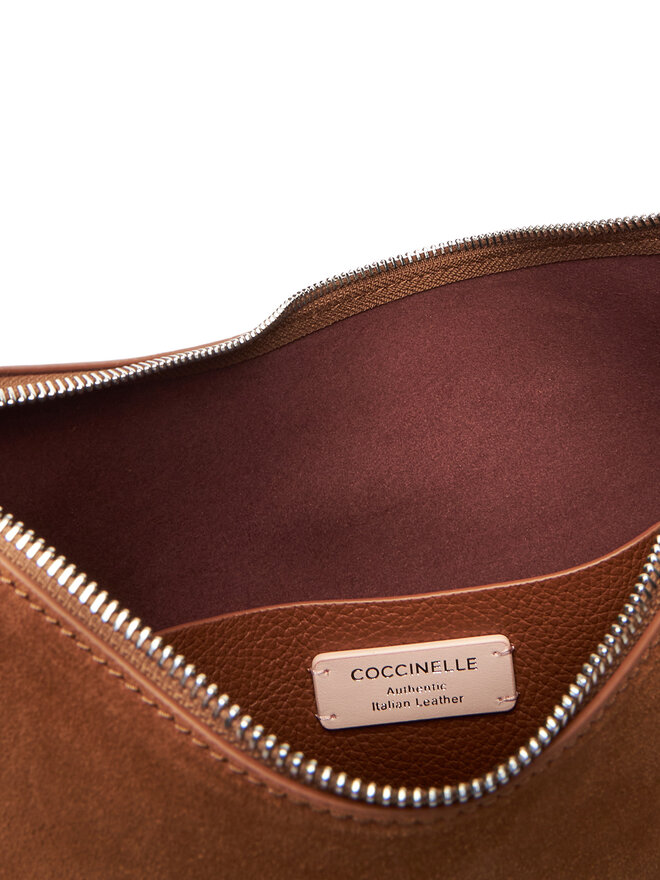 Coccinelle Handtasche Coccinelle QKG Coccinellesunup Suede E1 QKG 13 01 01 Braun