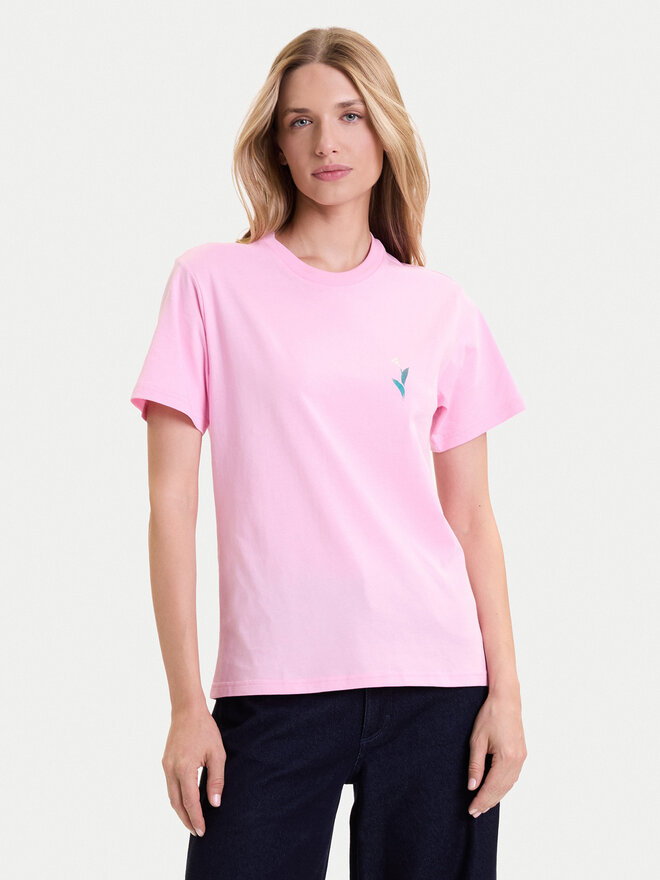 adidas adidas T-Shirt House of Tiro Graphic JV8524 Rosa Regular Fit