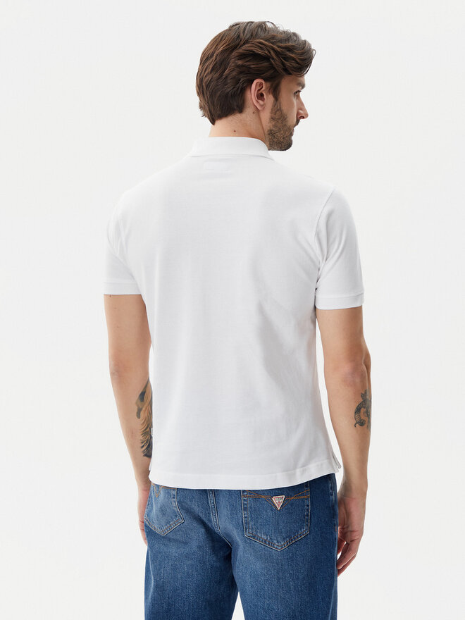 Guess Jeans Guess Jeans Polo marškinėliai M5GP29 KCJV1 Balta Regular Fit