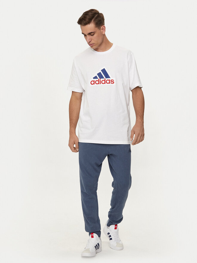 adidas adidas Marškinėliai Future Icons Badge of Sport IS3234 Balta Loose Fit