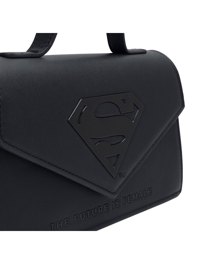 Superman Τσάντα Superman ACCCS_SS23_174WBSG Μαύρο
