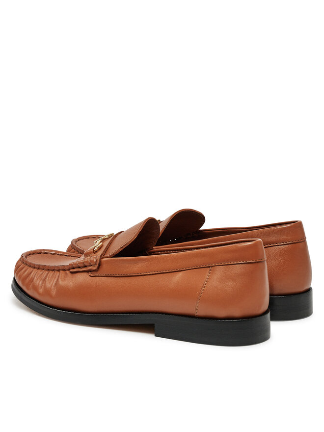 Tommy Hilfiger Μοκασίνια Tommy Hilfiger Soft Leather Horsebit Loafer FW0FW08414 Πορτοκαλί