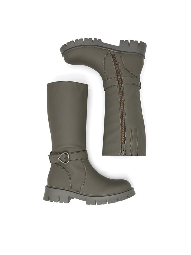 DeeZee Oficerki DeeZee CS5907-18 Khaki