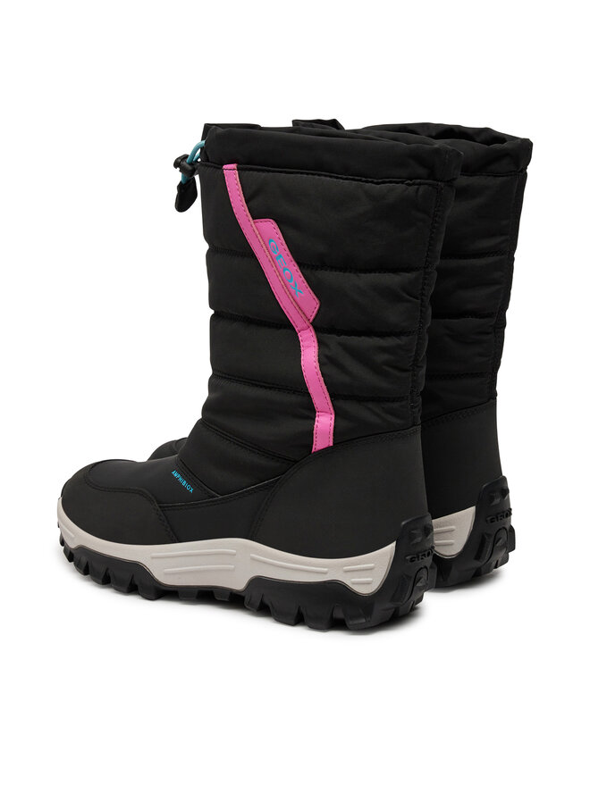 Geox Snehule Geox J Himalaya Girl B Ab J26FTA 0FU54 C0922 D Čierna