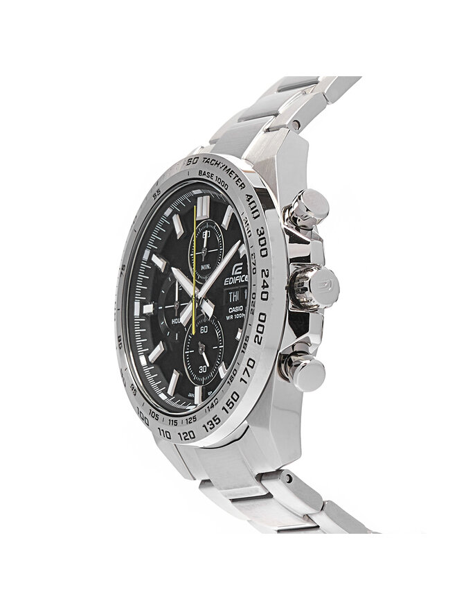 Casio Zegarek Casio Edifice Chronograph EFR-574D-1AVUEF Srebrny