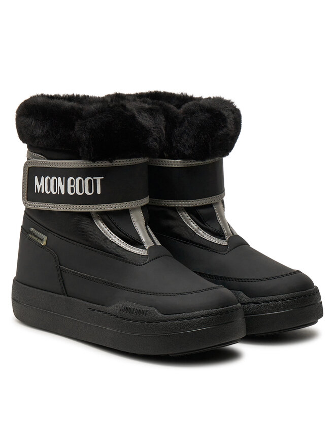 Moon Boot Snehule Moon Boot Junior Park Strap 80D3440030 Čierna