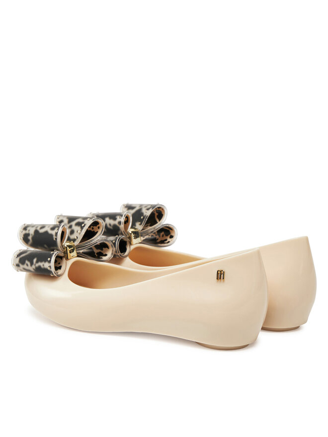 Melissa Ballerine Melissa Melissa Ultragirl Classic Bow Ad 35965 Beige