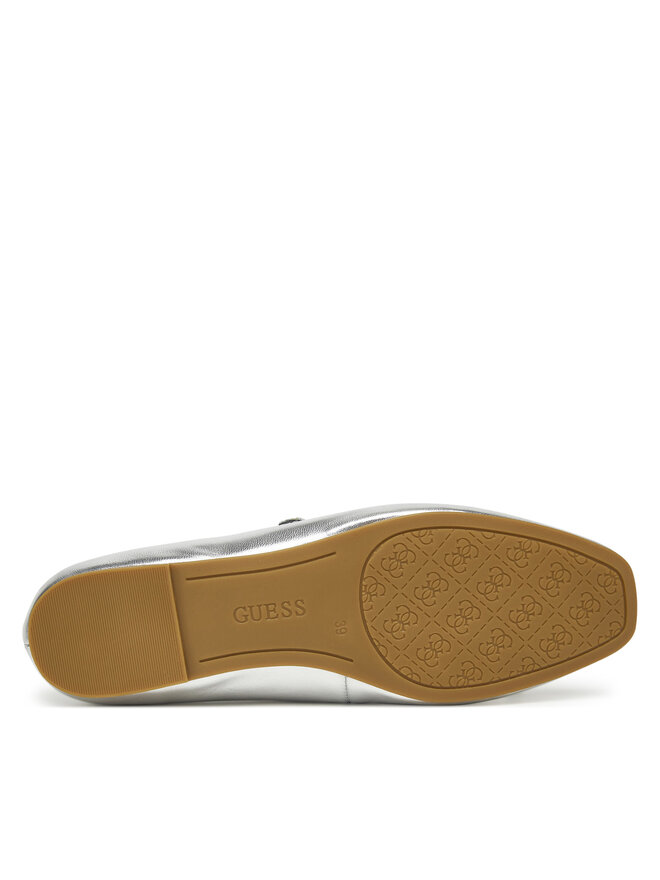 Guess Baleriny Guess FLJKAY LEM02 Srebrny