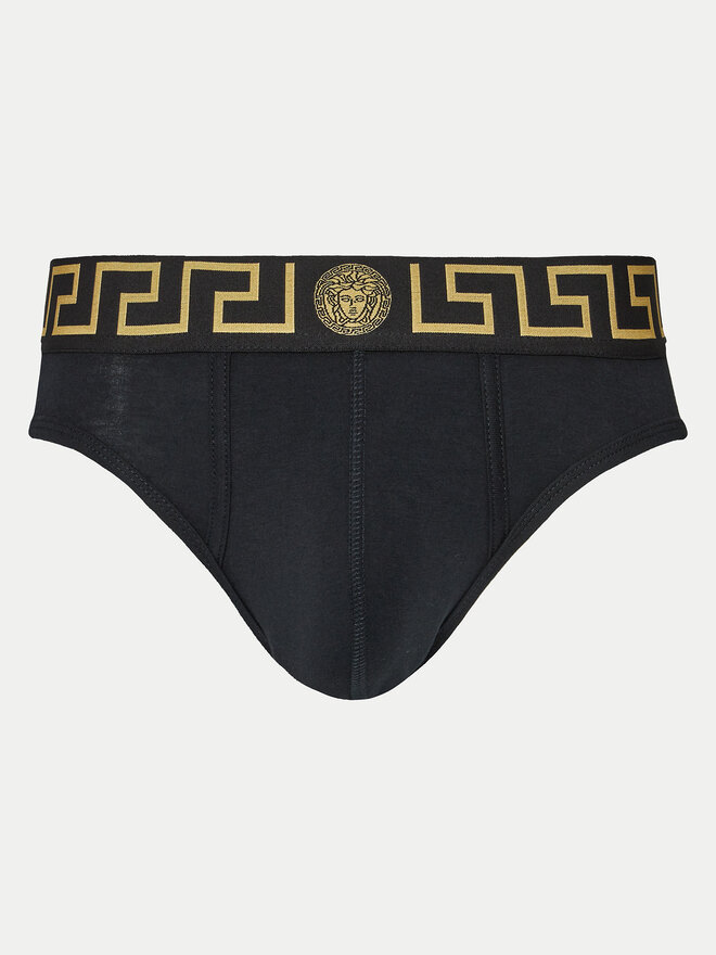 Versace Versace Набір з 2 пар сліпів AU10180 1A10011 Чорний