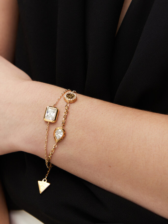 Guess Brățară Guess JUBN05 249JW Auriu