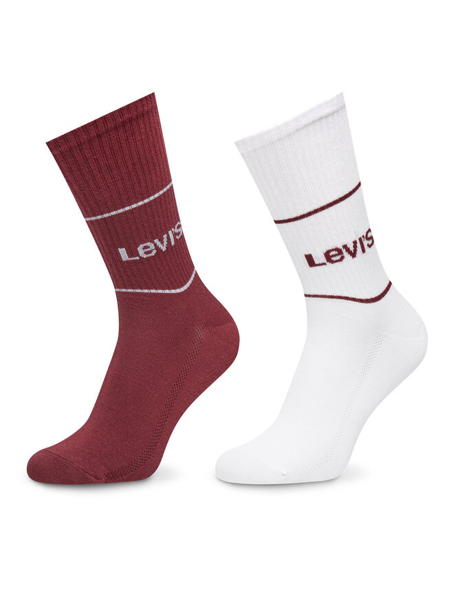 Levi's® Sada 2 párů vysokých ponožek unisex Levi's® 37157-1121 Barevná