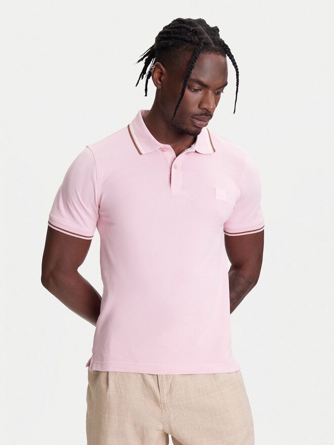 United Colors Of Benetton United Colors Of Benetton Poloshirt 3F9HU302E Rosa Regular Fit