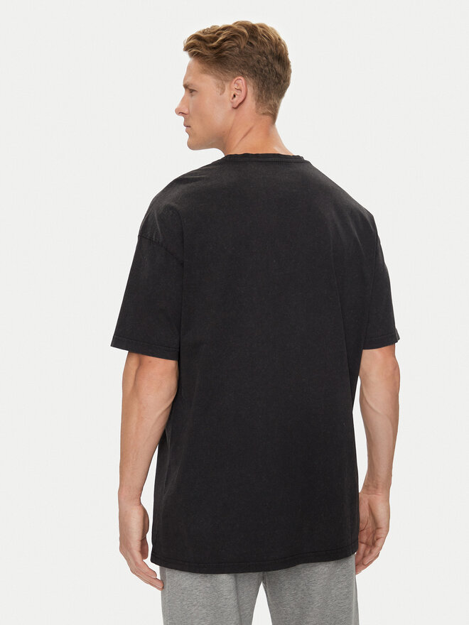 4F 4F Marškinėliai 4FWSS24TTSHM1316 Juoda Oversize