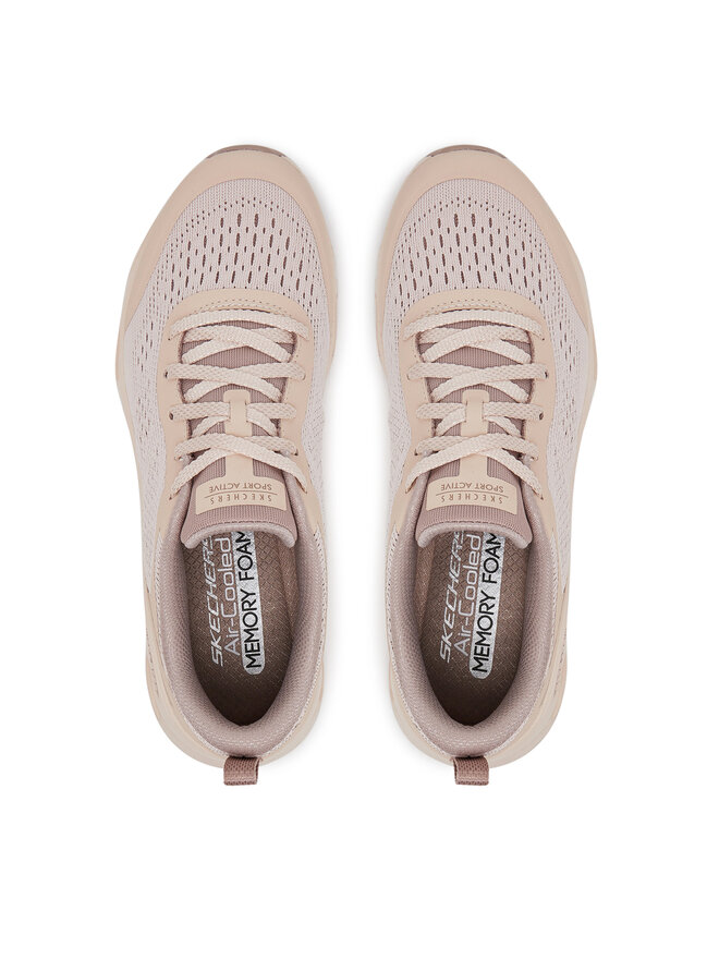 Skechers Сникърси Skechers Glide-Step Gratify-Lume 104607/NUDE Бежов
