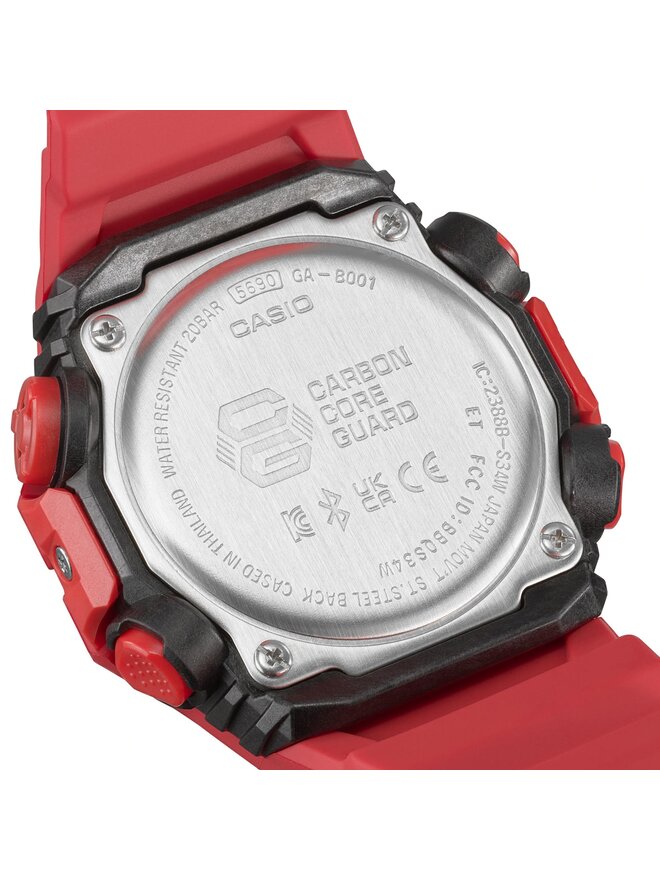 G-Shock Zegarek G-Shock GA-B001-4AER Czerwony