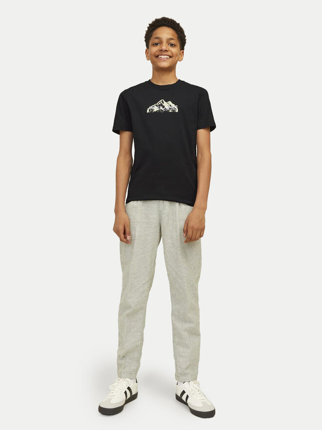 Jack&Jones Junior Jack&Jones Junior Camiseta Mountain Logo 12263123 Negro Standard Fit