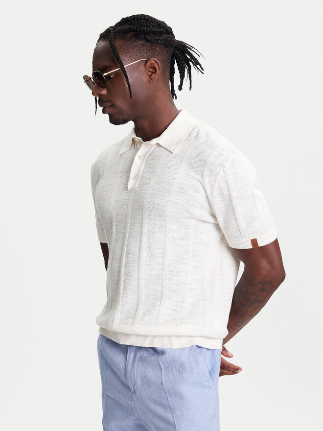 United Colors Of Benetton United Colors Of Benetton Polo 115GK301G Μπεζ Regular Fit