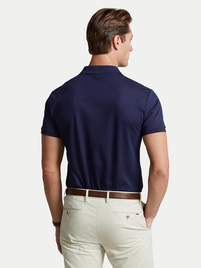 Polo Ralph Lauren Polo Ralph Lauren Поло 710713130006 Cиній Custom Slim Fit