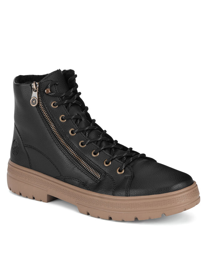 Rieker Schnürschuhe Rieker N0031-00 Schwarz