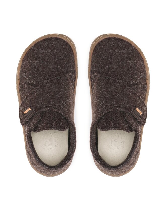 Froddo Hausschuhe Froddo Barefoot Wooly Slippers G1700341-3 Braun