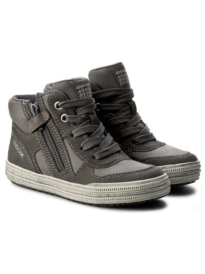 Geox Schnürschuhe Geox J Elvis B J64A4B 0BCSE C1318 Grau