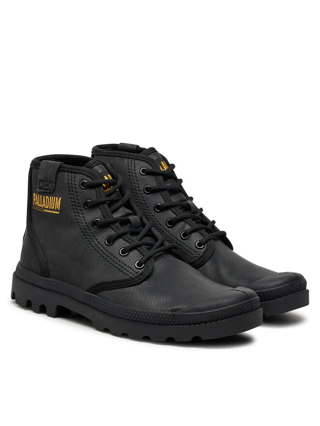 Palladium Schnürstiefeletten Palladium PAMPA HI COATED 74375-008-M Schwarz