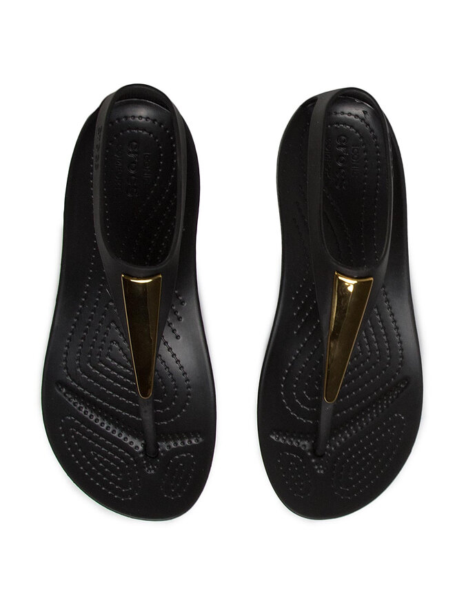 Crocs Sandalen Crocs Serena Metallic 206420 Schwarz