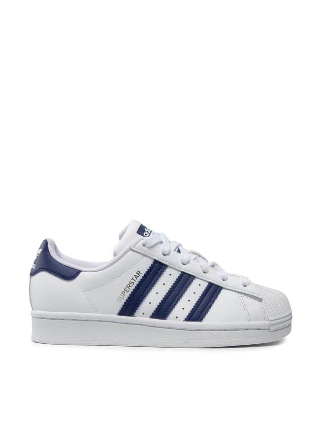 Superstar collegiate navy white on sale