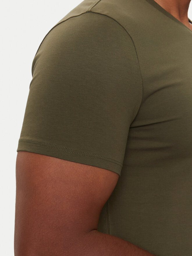 Guess Guess Marškinėliai M2YI32 J1314 Žalia Slim Fit