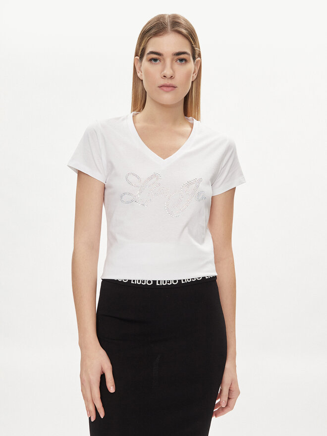 Liu Jo Liu Jo Футболка MA4337 JS923 Écru Regular Fit