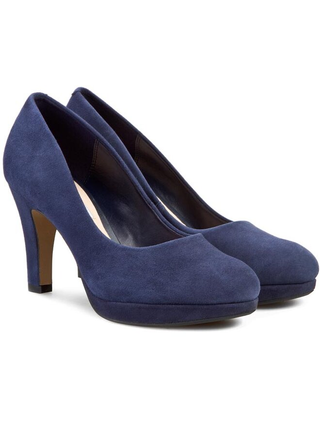 Chaussures basses Clarks Crisp Kendra 261083054 Bleu marine chaussures